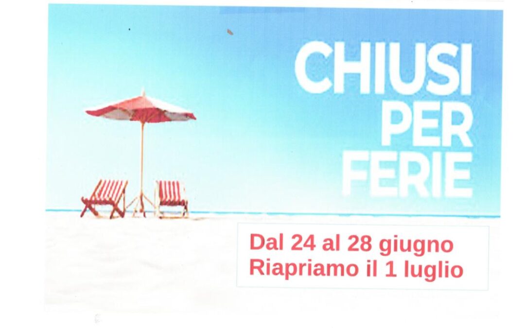 Chiusura per ferie